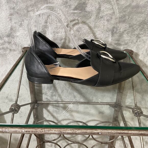 Bleeker & Bond shoes Women’s size 6 Career office Black Pointed Toe Flats - Picture 4 of 12